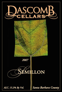 Dascomb Cellars Semillion label image