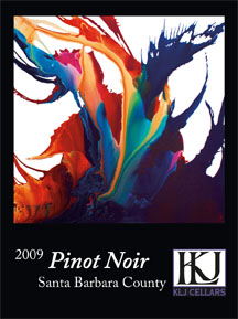 KLJ Cellars 2009 Pinot Noir label image