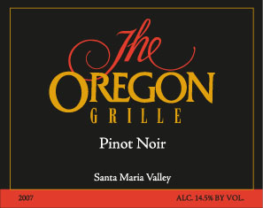 Oregon Grill Pinot label image