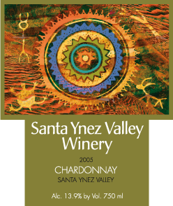 Santa Ynez Winery Chardonnay label image