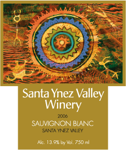Santa Ynez Winery 2006 Chardonnay label image
