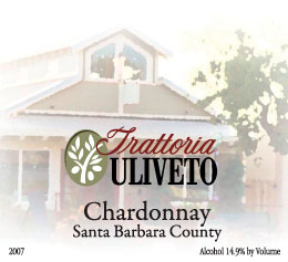 Trattoria Uliveto Chardonnay label image