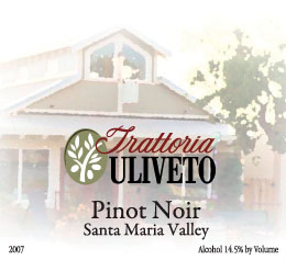 Trattoria Uliveto Pinot Noir label image
